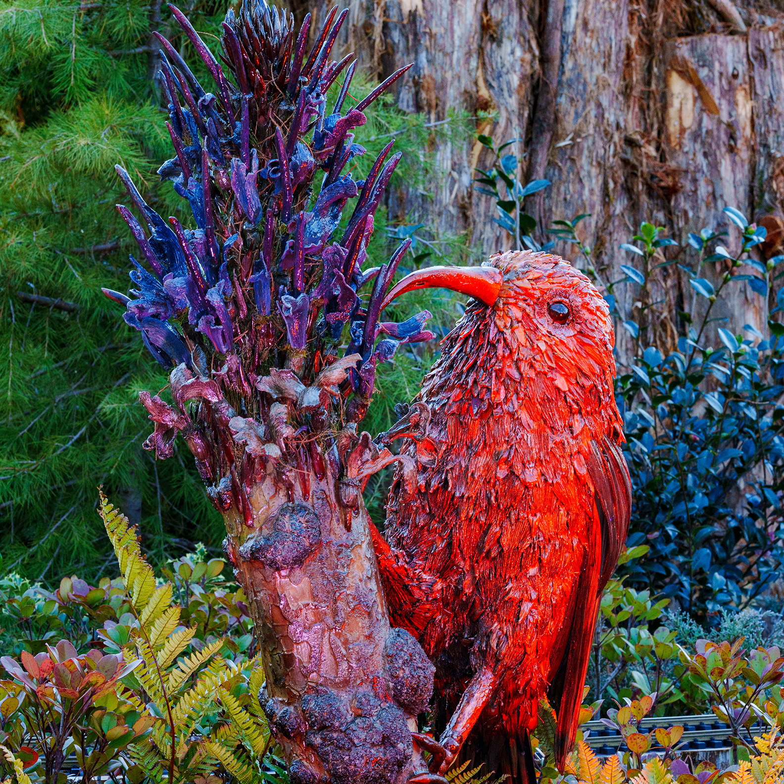 Botanic Garden Season's Greetings Red Bird